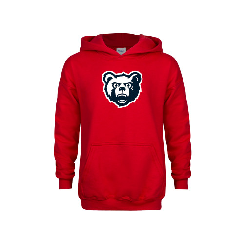  Youth Red Fleece Hoodie - Bearcub Head
