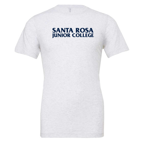  Bella + Canvas Ash Grey Jersey Cotton T Shirt - Santa Rosa Junior College Wordmark