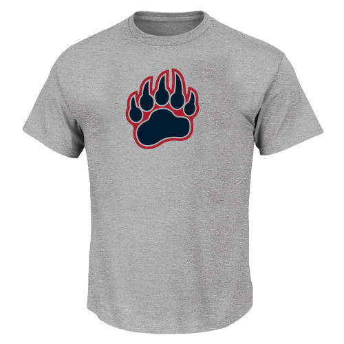  Tall Heather Grey T Shirt - Bearcub Paw