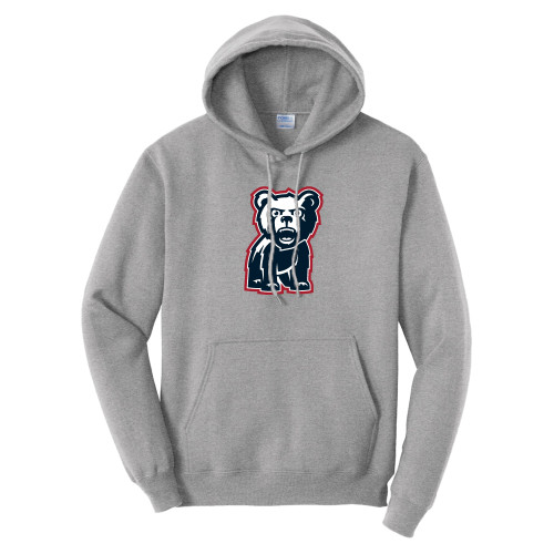  Tall Athletic Heather Fleece Hoodie - Bearcub Full Body