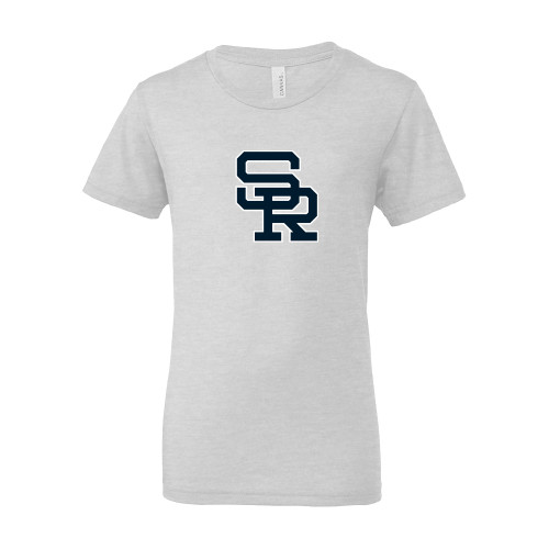  Bella + Canvas Youth Ash Grey Jersey T Shirt - SR Lockup