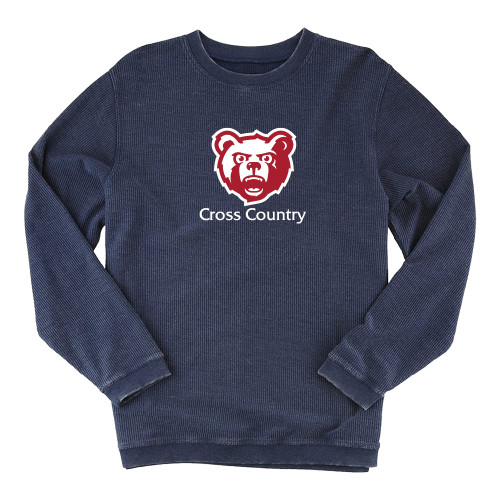  Boxercraft Womens Navy Corded Crew - Cross Country - SRJC