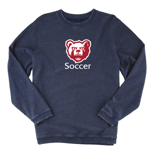  Boxercraft Womens Navy Corded Crew - Soccer - SRJC