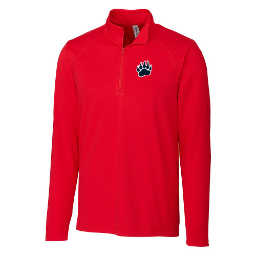  C&B Red Clique Ice Pique Half Zip - Bearcub Paw