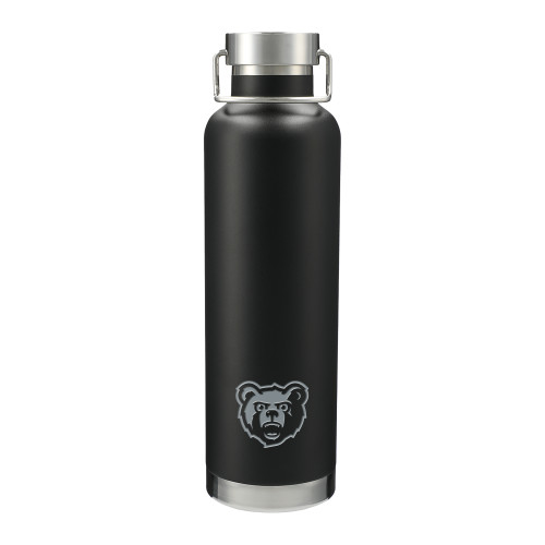  Thor Copper Vacuum Insulated Black Bottle 32oz - Bearcub Head Engraved