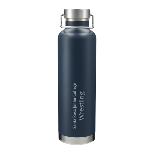  Thor Copper Vacuum Insulated Navy Bottle 32oz - Wrestling - SRJC Engraved