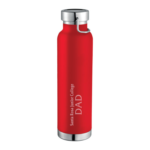  Thor Copper Vacuum Insulated Red Bottle 22oz - Dad - SRJC Engraved
