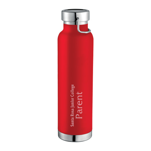  Thor Copper Vacuum Insulated Red Bottle 22oz - Parent - SRJC Engraved