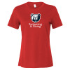 Thumbnail image for  Bella + Canvas Womens Red Relaxed Cotton T Shirt
