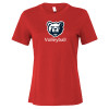 Thumbnail image for  Bella + Canvas Womens Red Relaxed Cotton T Shirt