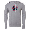 Thumbnail image for  Bella + Canvas Heather Grey Fleece Hood