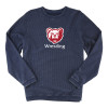 Thumbnail image for  Boxercraft Womens Navy Corded Crew