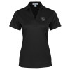 Thumbnail image for  Womens Black Performance Fine Jacquard Polo