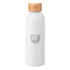 Thumbnail image for  Blair White Stainless Steel Bottle w/ Bamboo Lid 17 oz