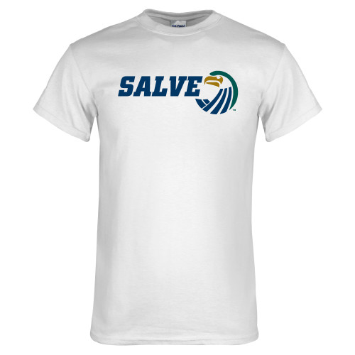 White T Shirt - Salve w/ Icon