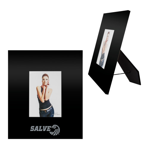  Black Metal 5 x 7 Photo Frame - Salve w/ Icon  Engraved