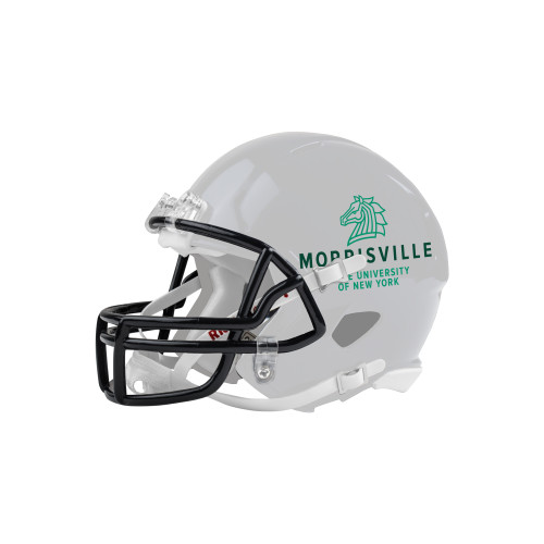  Riddell Replica White Mini Helmet - Mustang and Formal Wordmark