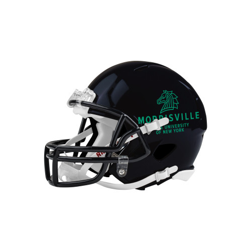  Riddell Replica Black Mini Helmet - Mustang and Formal Wordmark