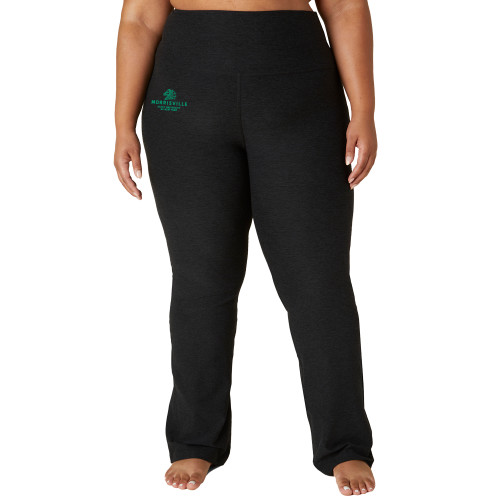  Beyond Yoga PLUS Spacedye High Waisted Practice Pant Darkest Night - Mustang and Formal Wordmark