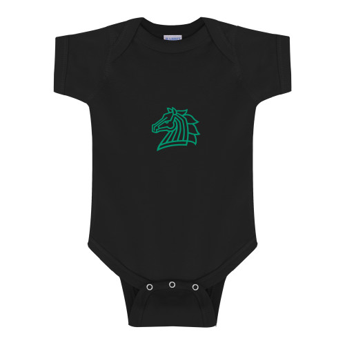  Black Infant Onesie - Mustang Mark