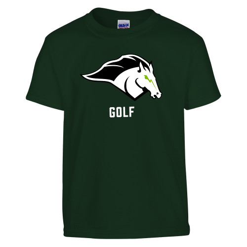  Youth Dark Green T Shirt - Golf