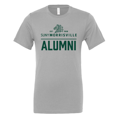  Bella + Canvas Ash Grey Jersey Cotton T Shirt - Alumni