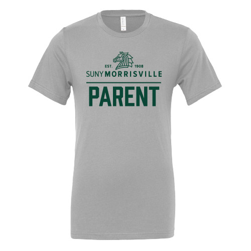  Bella + Canvas Ash Grey Jersey Cotton T Shirt - Parent