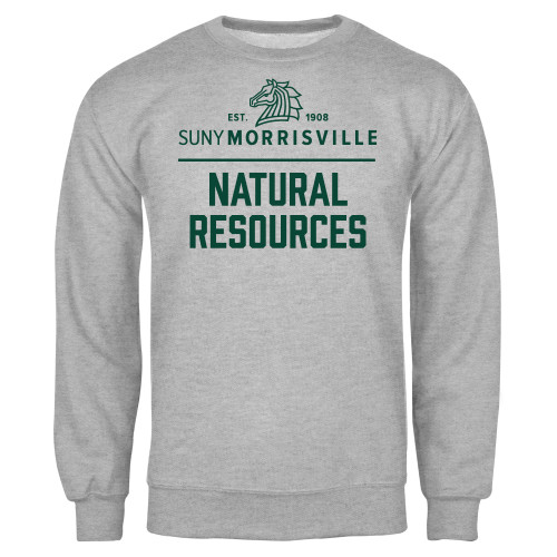  Grey Fleece Crew - Natural Resources