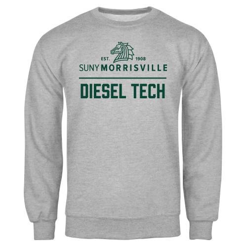  Grey Fleece Crew - Diesel Tech