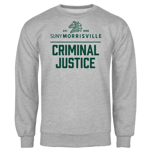  Grey Fleece Crew - Criminal Justice