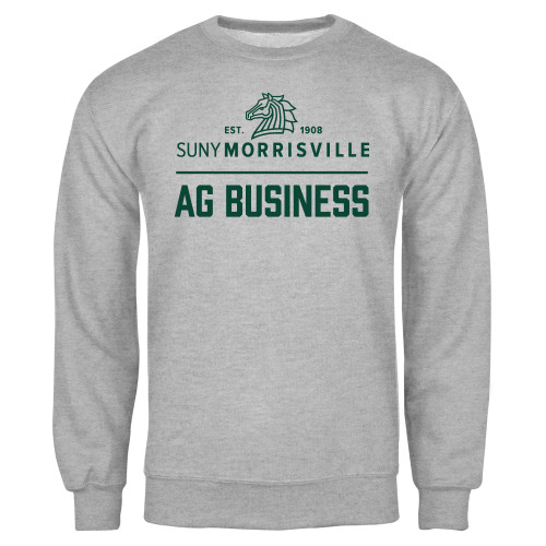  Grey Fleece Crew - Ag Business