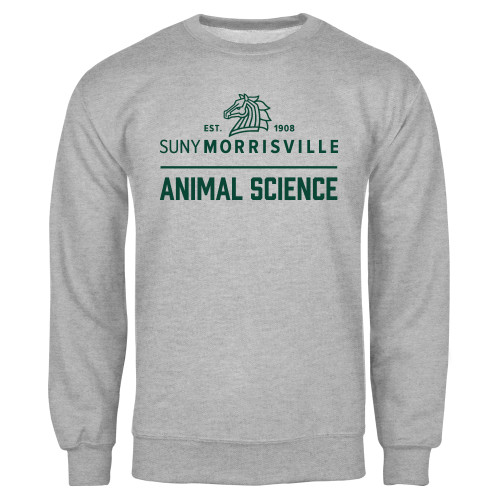  Grey Fleece Crew - Animal Science
