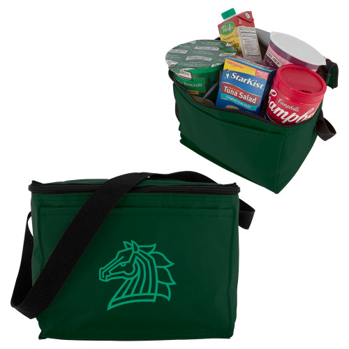  Six Pack Dark Green Cooler - Mustang Mark