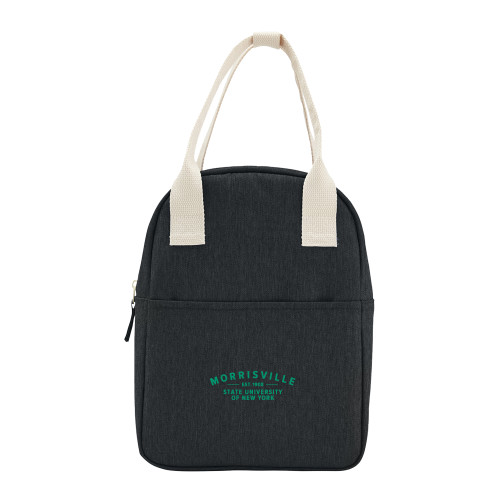  Black WorkSpace Lunch Cooler Bag - Arching Wordmark
