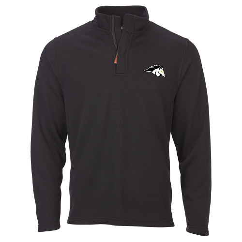  Boxercraft Black Sullivan 1/4 Zip - Mustang Mascot