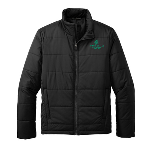  Black Puffer Jacket - Mustang and Formal Wordmark