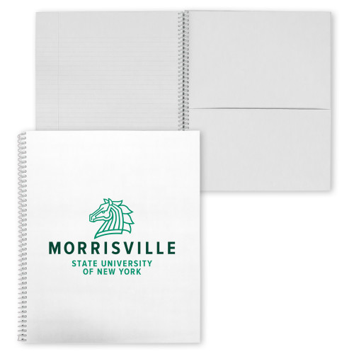  College Spiral Notebook w/Clear Coil - Mustang and Formal Wordmark