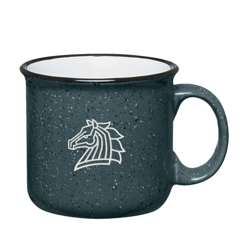  Campfire Grey Mug 15 oz - Mustang Mark Engraved
