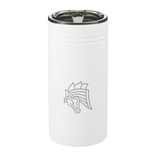  Sherpa Vacuum White Tumbler & Insulator 12oz - Mustang Mark Engraved