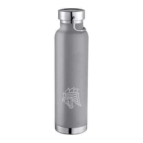  Thor Copper Vacuum Insulated Grey Bottle 22oz - Mustang Mark Engraved