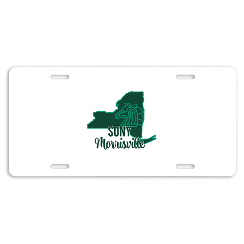  License Plate - NY Silhouette