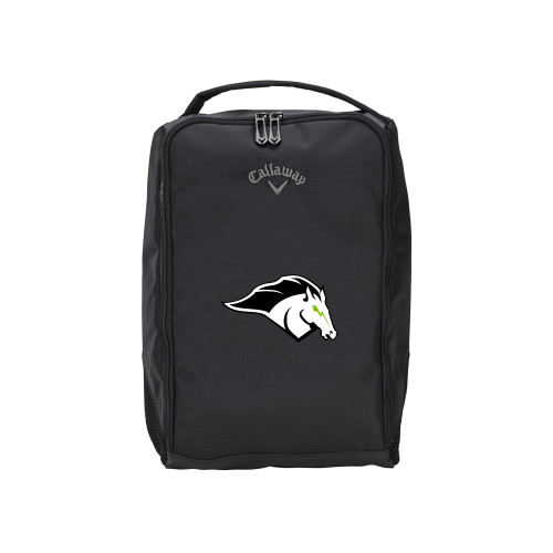  Callaway Clubhouse Black Golf Shoe Bag - Mustang Mascot