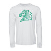 Thumbnail image for  Bella + Canvas White Jersey Cotton Long Sleeve T Shirt