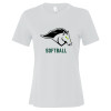 Thumbnail image for  Bella + Canvas Womens White Relaxed Cotton T Shirt