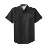 Thumbnail image for  Black Twill Button Down Short Sleeve