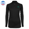 Thumbnail image for  Syntrel Womens Black Interlock 1/4 Zip