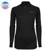Thumbnail image for  Syntrel Womens Black Interlock 1/4 Zip