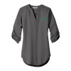Thumbnail image for  Womens Grey 3/4 Sleeve Tunic Blouse