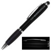 Thumbnail image for  LIGHT UP LOGO Black Stylus Pen