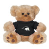 Thumbnail image for  Plush Big Paw 8 1/2 inch Brown Bear w/Black Shirt